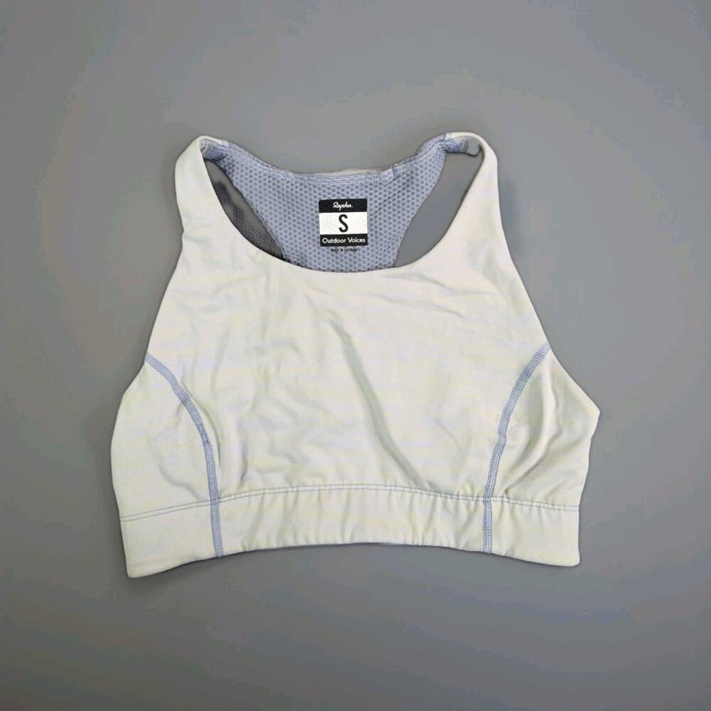 Rapha x Outdoor Voices Sports Bra Sz S Womens Cycling High Visibility Gray